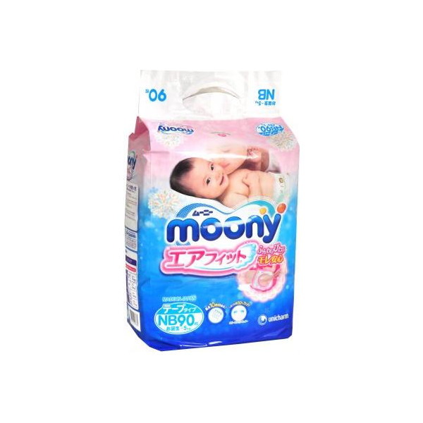 

Подгузники Moony NB (0-5 кг), 90 шт.