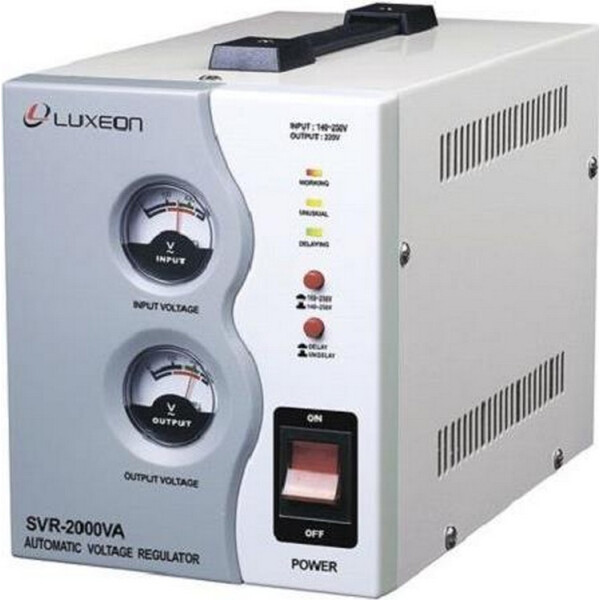 

Стабилизатор напряжения LUXEON SVR-2000 белый