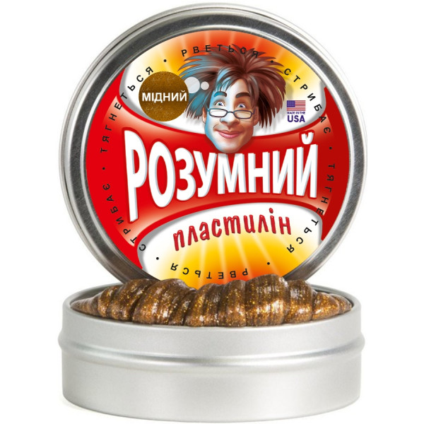

Набор для лепки Thinking Putty Умный пластилин Медный (ti22003)