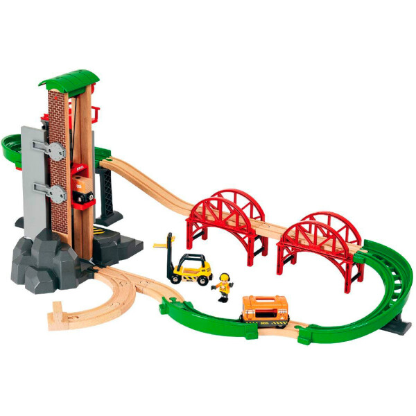 

BRIO World НАБОР Логистическая станция с лифтом 33887
