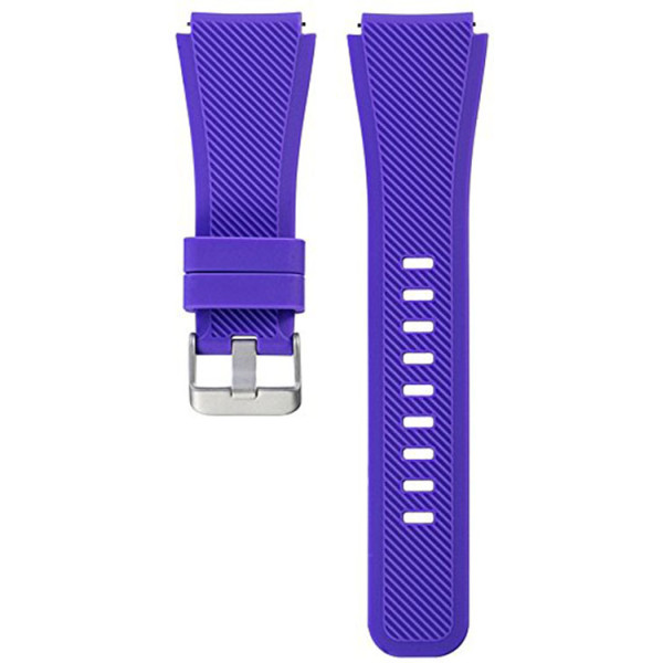 

Силиконовый ремешок Watchbands для Samsung Galaxy Watch 46mm Silver / Samsung Gear S3 - фиолетовый (WB001PURPLE46)