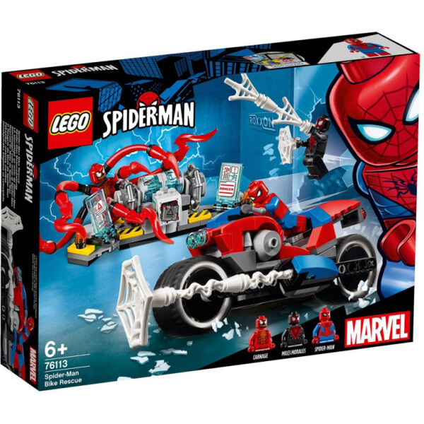 

LEGO Super Heroes Спасение на мотоцикле с Человеком-пауком (76113)