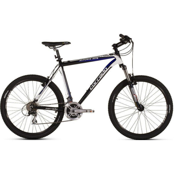 

Велосипед CORRADO 26" ALTURIX VB MTB 21 Черно-бело-синий(0308L)