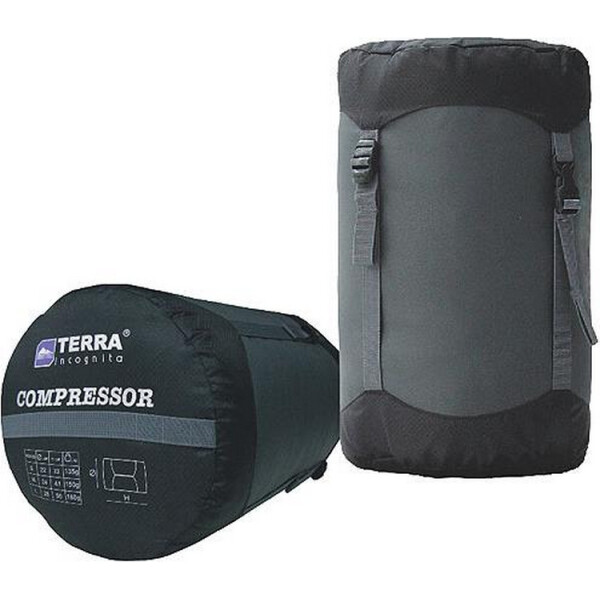 

Чехол для спального мешка Terra Incognita Compressor S (серо-черный) (4823081504405)