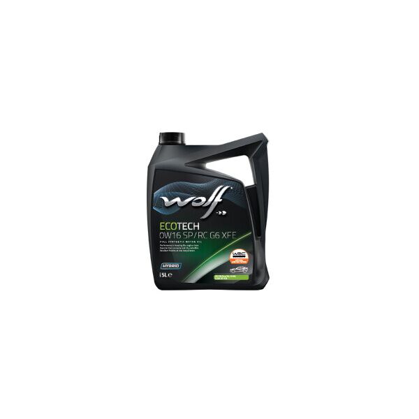 

Масло моторное WOLF 0W-16 ECOTECH SP/RC G6 XFE 5л (1047250)