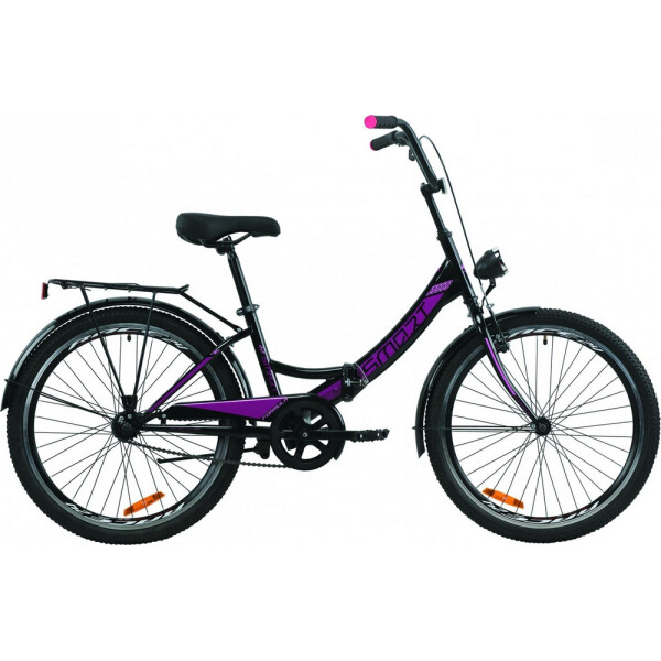 

24" Formula SMART 15" черно-фиолетовый с фонарём 2020