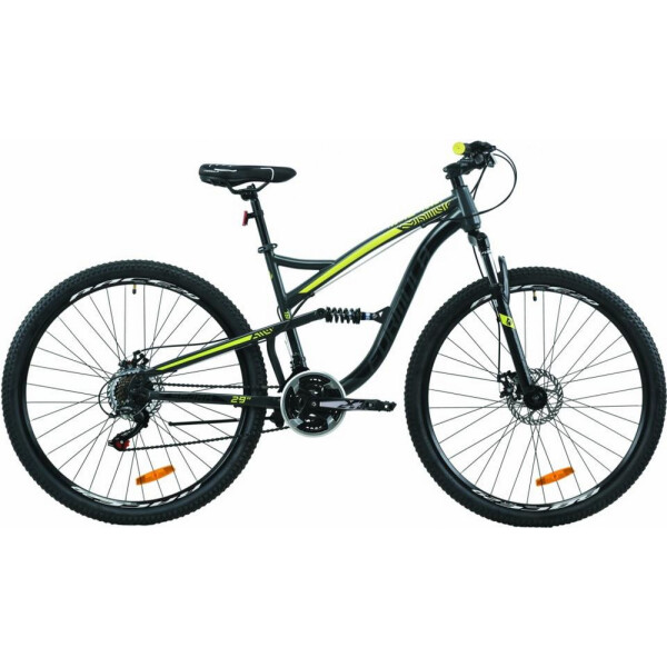 

Велосипед 29" Formula SPARK DD 18" серо-черный с желтым (м) 2020