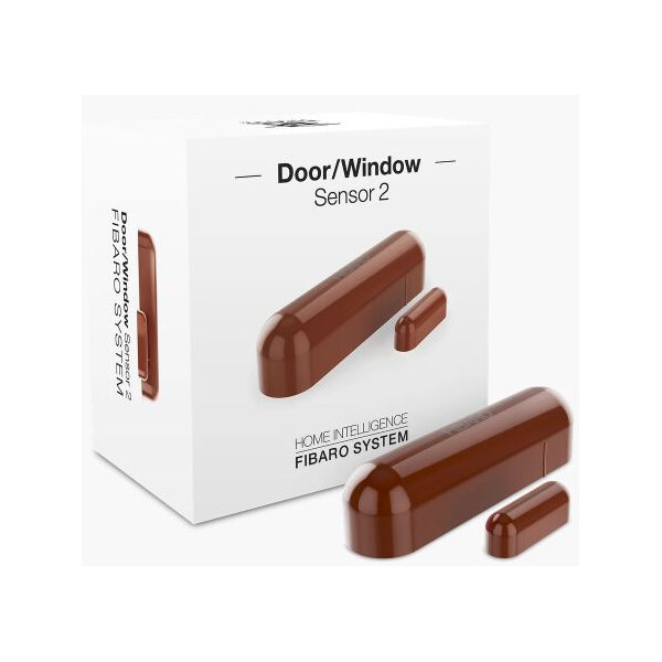 

Датчик открытия двери/окна и температуры FIBARO Door/Window Sensor 2 Открытия окна/двери, Температура, (brown) коричневый