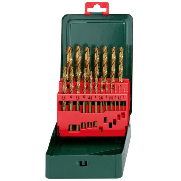

Набор сверл по металлу Metabo Promotion HSS-TIN 1-10 мм 19 шт (627156000)