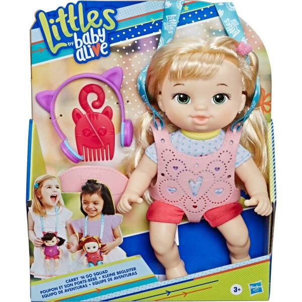 

Кукла Hasbro BABY ALIVE Малютка блондинка в переноске (E6646_E7176)