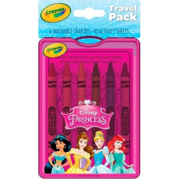

Набор Crayola Disney Princess с восковыми мелками и раскрасками (04-0438)