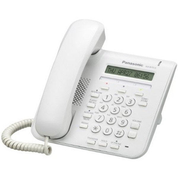 

Проводной телефон Panasonic KX-NT511ARUW White