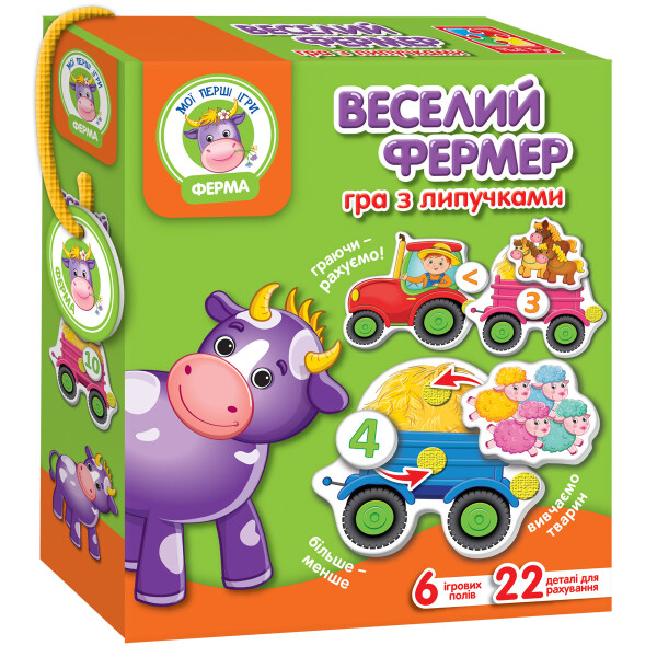

Игра с липучками Vladi Toys Веселый фермер VT1310-03 (укр)