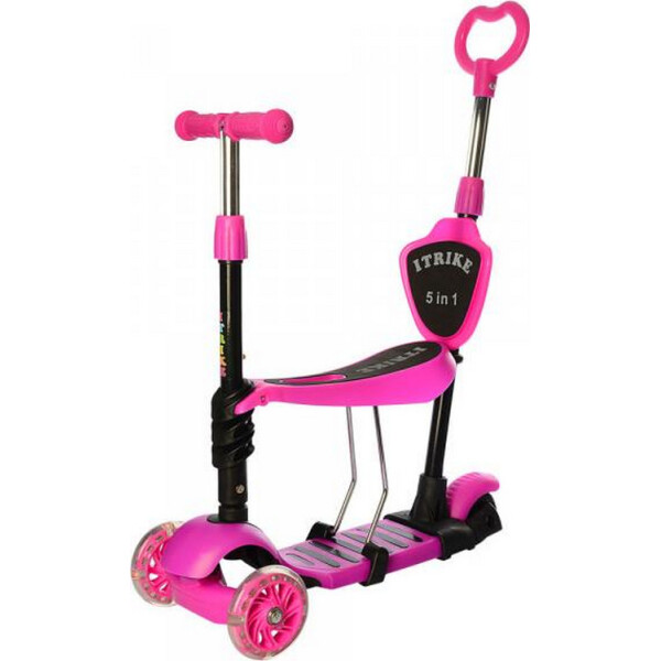 

Самокат 5в1 iTrike Maxi JR 3-026-P (pink)