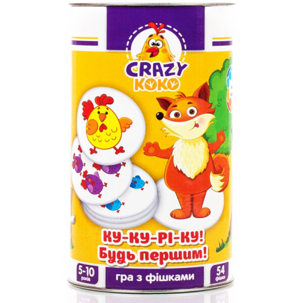 

Игра в тубусе Vladi Toys Ку-ка-ре-ку! VT8020-08 (укр)