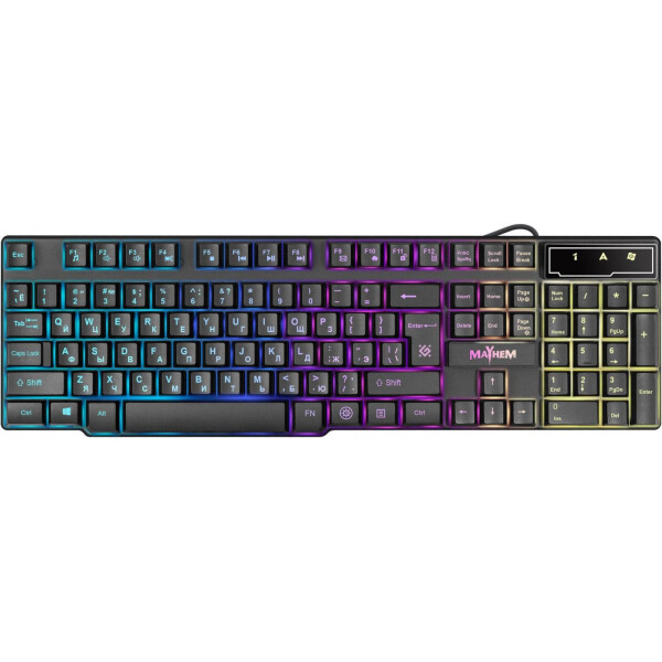 

Клавиатура Defender Mayhem GK-360DL RGB RU (45360)