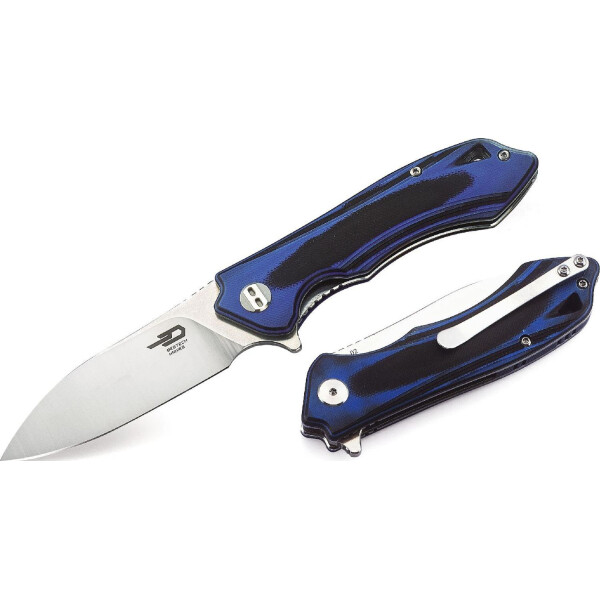 

Нож складной Bestech Knife BELUGA Black+ Blue BG11G-2