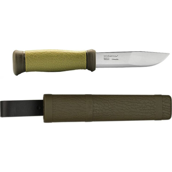 

Туристический нож Morakniv Outdoor 2000 Green Нержавеющая сталь зеленый
