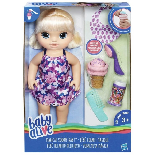 

Кукла Hasbro Baby Alive Малышка с мороженным (C1090)
