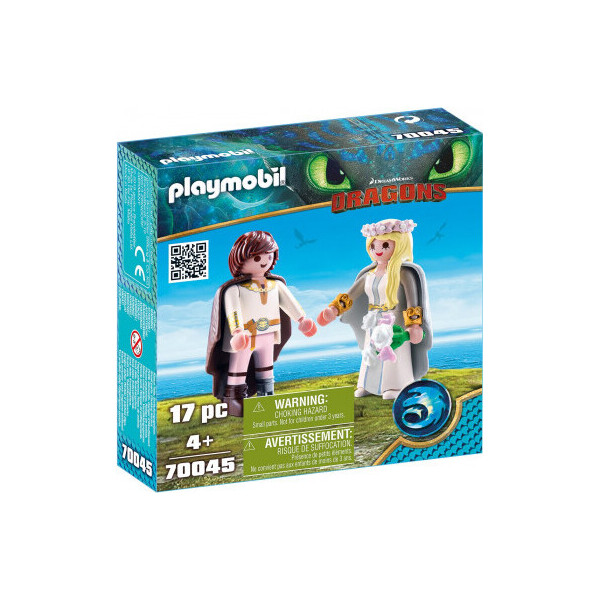 

Набор фигурок Playmobil РМ Драконы Иккинг и Астрид молодожены (70045)