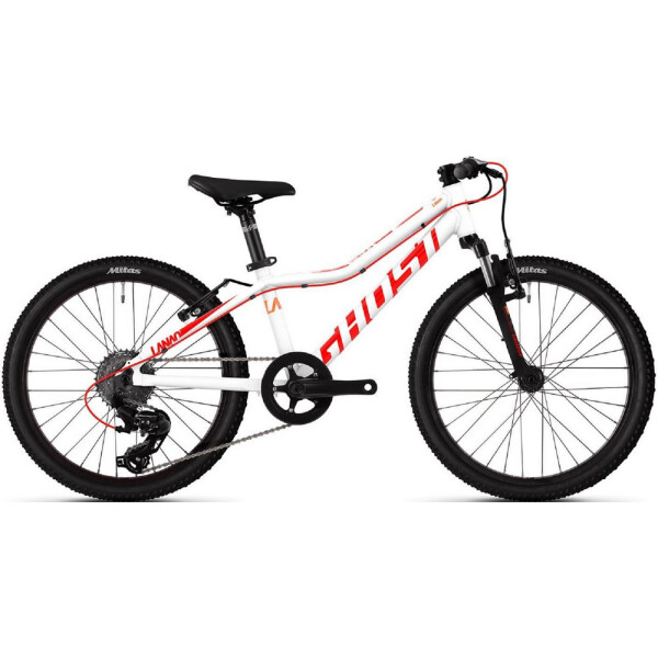 

Велосипед Ghost Lanao 2.0 AL W 20" бело-красно-оранжевый 2021 (86LA6004)