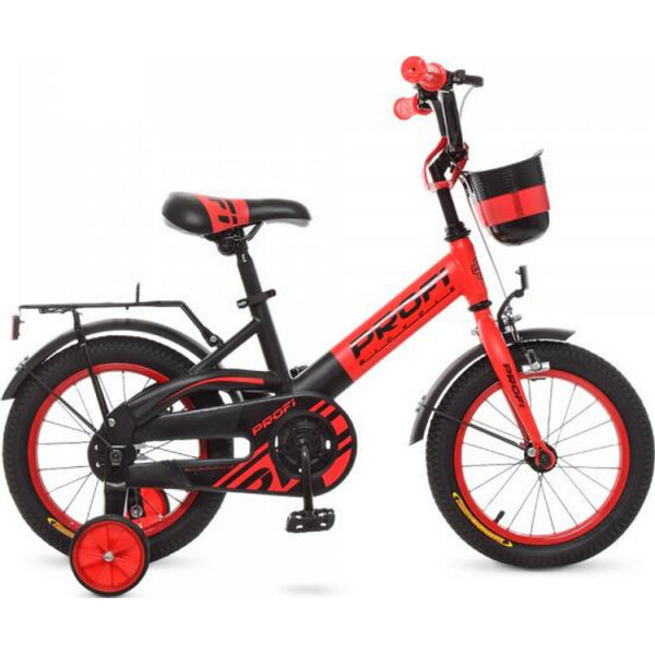 

Детский велосипед PROF1 14". W14115-5 Красно/Черный