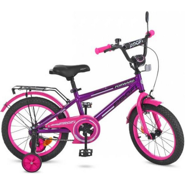 

Велосипед детский 16" PROF1 T1677 Forward (violet/pink) (22810)