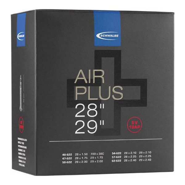 

Камера 28" (40/62-622) Schwalbe SV19AP AIR PLUS IB 40mm(TUB-72-95)