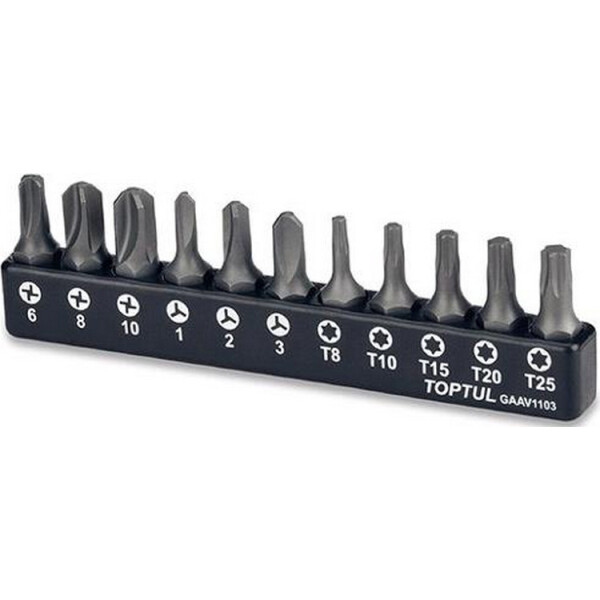 

Набор бит Toptul Torx 1/4" 11 од. (GAAV1003)