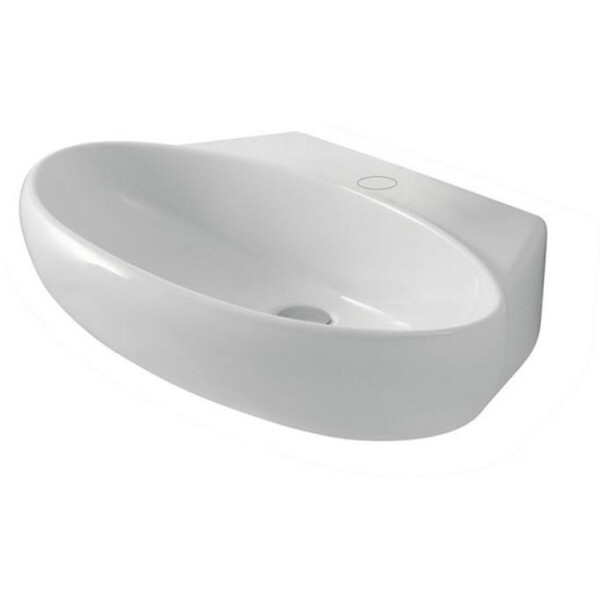 

Умывальник Azzurra Clas+ CLA200B1/55 shiny white, CLA200B155