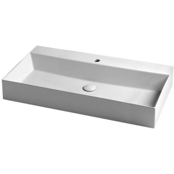 

Умывальник Azzurra Elegance squared shiny white, EQA102MB1