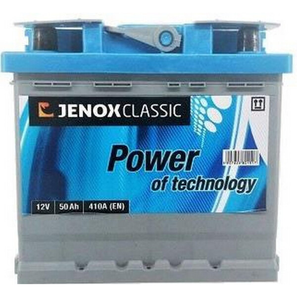 

Автомобильный аккумулятор Jenox Classic 50А ЕвН (-/+) (410EN) (д207*ш175*в175)
