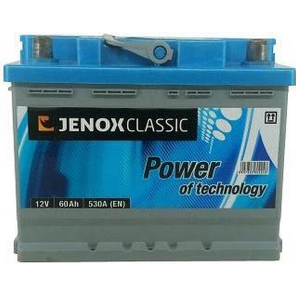 

Автомобильный аккумулятор Jenox Classic 60А Ев (-/+) (530EN) (д242*ш175*в190)