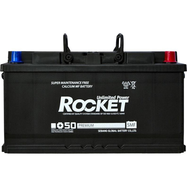 

Акумулятор ROCKET100Ah Ев (-/+) (820CCA) (д353*ш175*в190) SMF 100L-L5