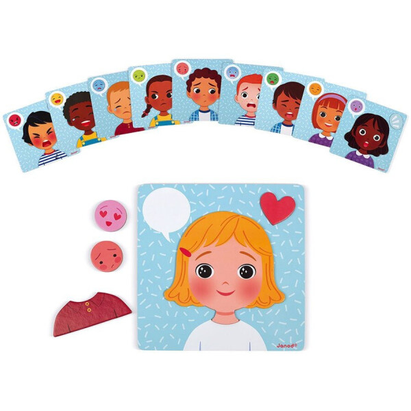 

Магнитная игра Janod Эмоции (J08038)