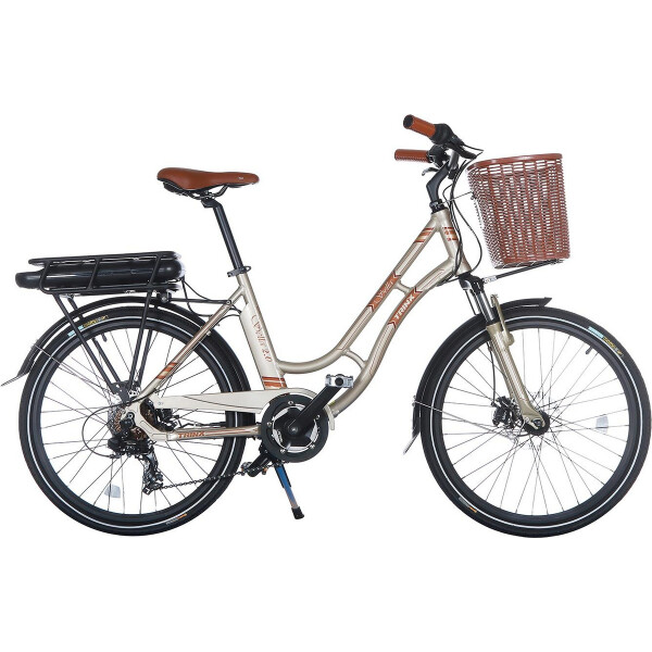 

Электровелосипед Sella 2.0 (Trinx) 24"х17 Champagne-Gold-Brown-Yellow
