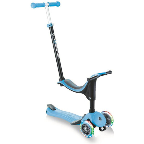 

Самокат 5 в 1 GLOBBER GO UP SPORTY PLUS LIGHTS голубой (642-101)