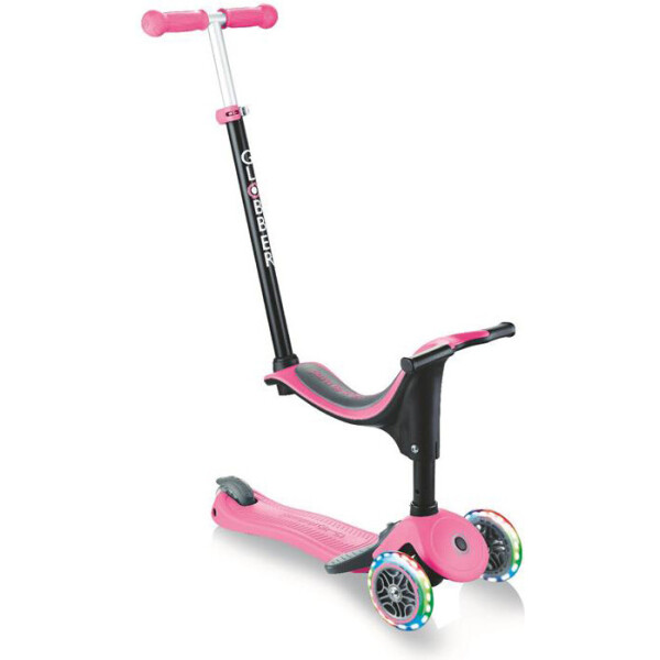 

Самокат 5 в 1 GLOBBER GO UP SPORTY PLUS LIGHTS розовый (642-110)