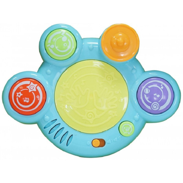 

Музыкальная игрушка BeBeLino Барабан Веселые ритмы голубой (58034-2)