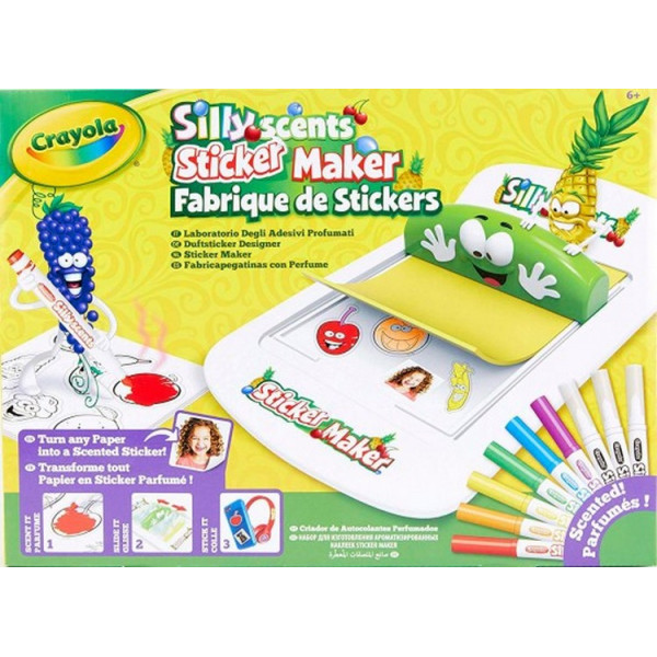 

Набор Crayola Silly Scents для создания ароматизированных наклеек (74-7261)