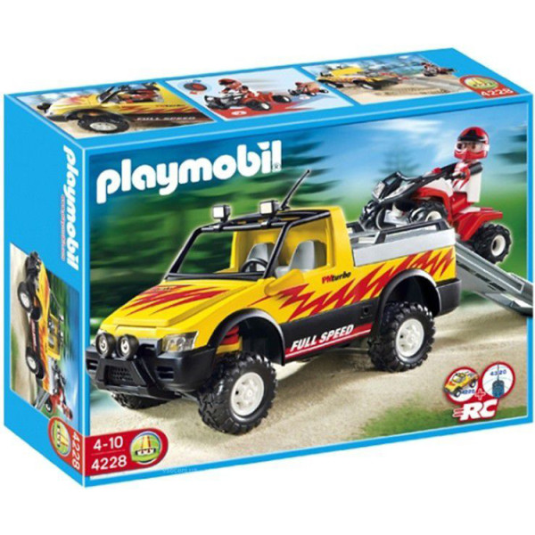 

Игровой набор на радиоуправлении Playmobil Пикап и квадроцикл (4228)