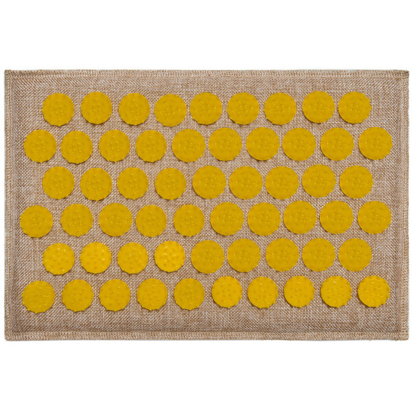 

Массажный коврик Onhillsport Lounge Mini аппликатор Кузнецова 32 х 21 см Желтый (LS-1002-3)