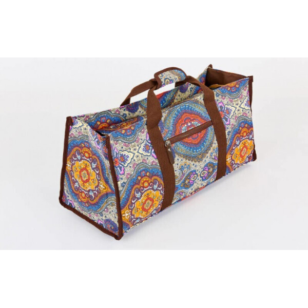 

Сумка для фитнеса и йоги Yoga bag DoYourYoga FI-6971-1 Blue/Orange