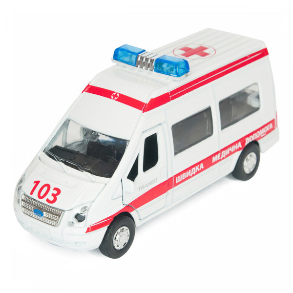 

Масштабная модель Technopark Ford Transit Реанимация (SB-13-02-1U)