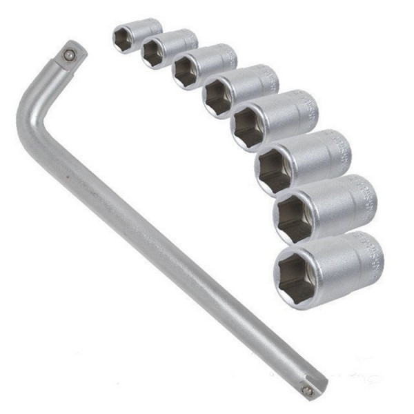 

головок 9ед., 1/2", Хром- Ванадиум HT-2209