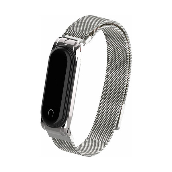 

Ремешок Armorstandart Metal для Mi Band 4/3 Silver
