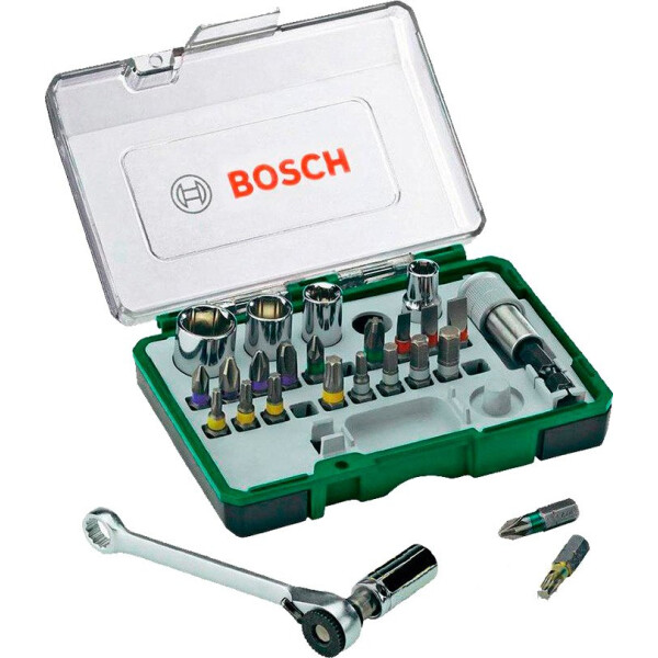 

Набор бит Bosch 27 шт ключ трещетка