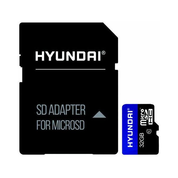 

Карта памяти Hyundai microSDHC UHS-I 32GB class10+SD (SDC32GU1)