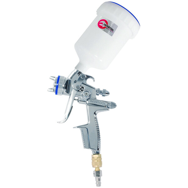 

Профессиональный краскораспылитель HVLP-II с цифровым манометром INTERTOOL PT-0105D