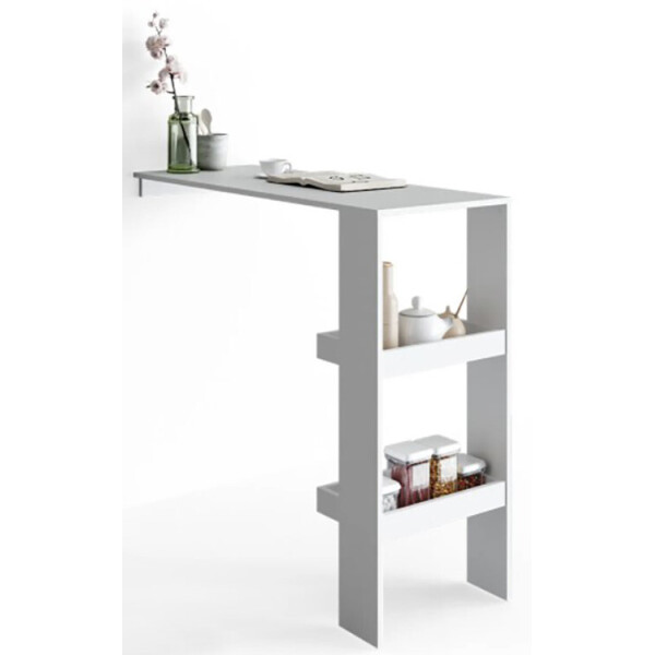 

Барный стол с полками Vicco Jake 120х106, цвет белый